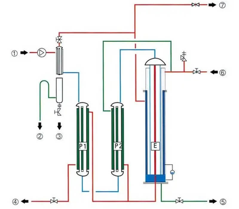 pure steam generator working principle PSG-G Process