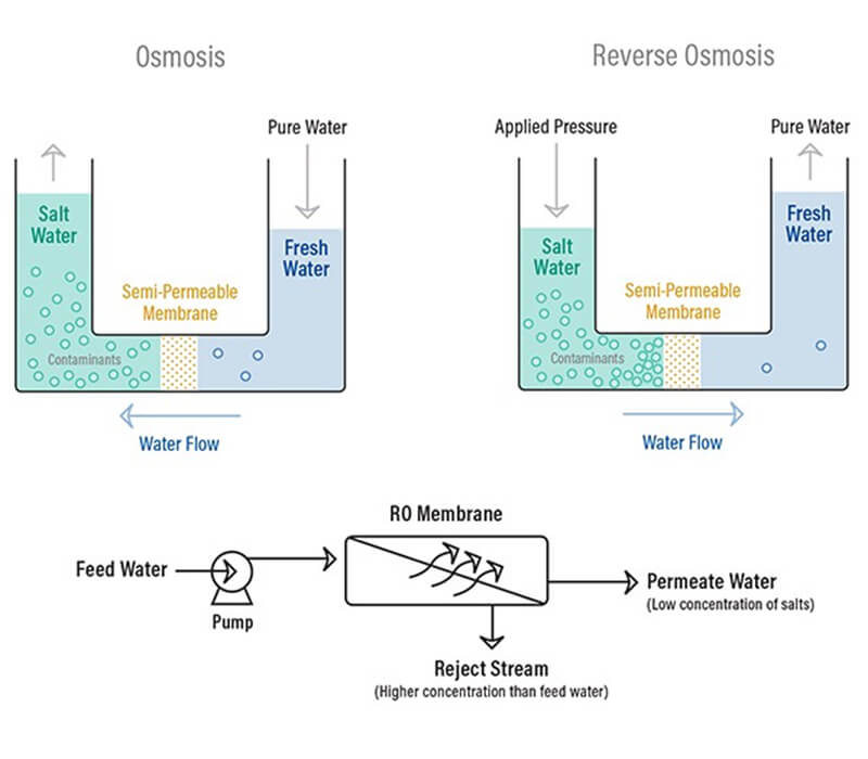 Pharmaceutical Reverse Osmosis Systems Working Principle