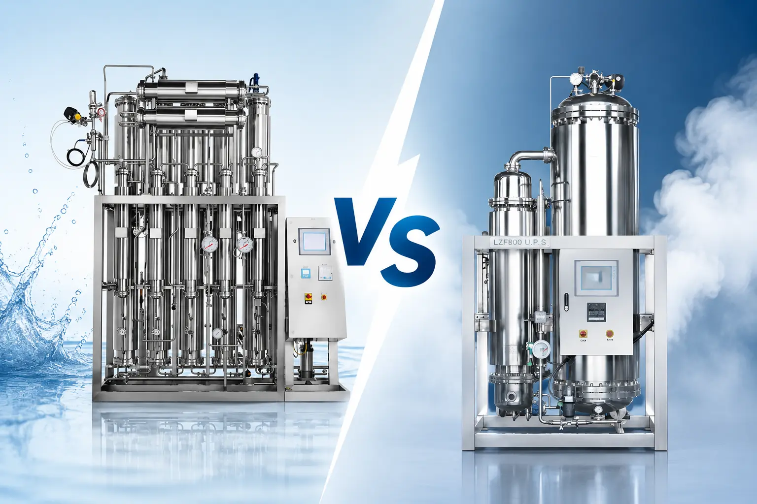 Multi Effect Water Distiller vs Pure Steam Generator: What’s the Difference?